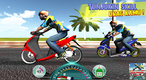 Indonesian Drag Bike Racing - Drag Indonesia 210m Screenshot 0