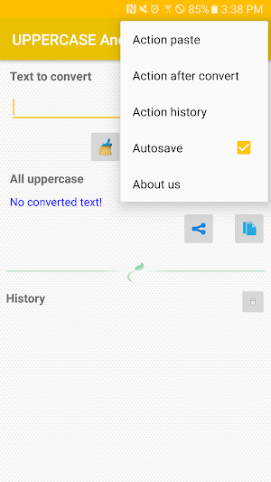 UPPERCASE And lowercase Converter Pro Screenshot 1