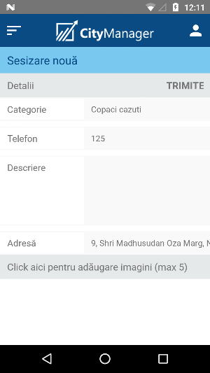 City Manager App Screenshot 2