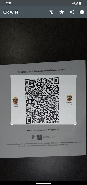 QR Wifi Connection Screenshot 0