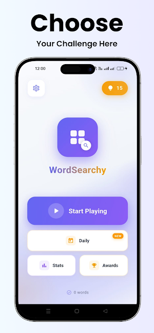 WordSearchy - Word Puzzle Game Screenshot 0