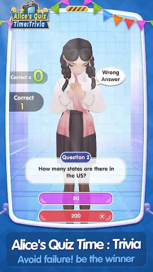 Alice's Quiz Time：Trivia Screenshot 2