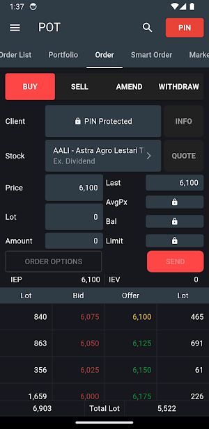 Pilarmas Online Trading Screenshot 2