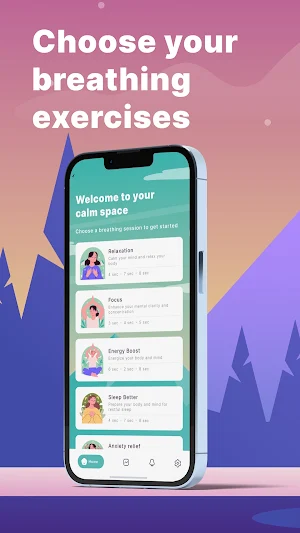 Breatha - breathing exercises Screenshot 0