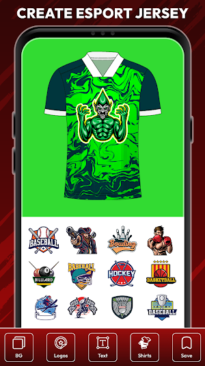 Jersey Maker Esports Gamer Screenshot 2