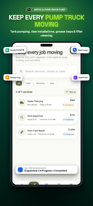 Septic Service Business Manage Screenshot 1