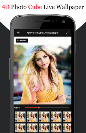 4D Photo Cube Live Wallpaper Screenshot 2