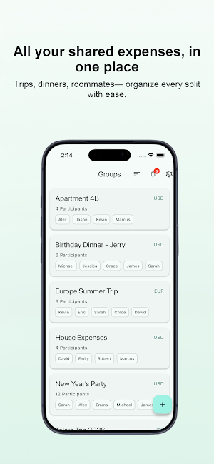 Splitways: Split Bills & Trips Screenshot 0