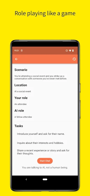 FikaChat: Language Learning Screenshot 1