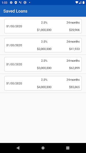 Loan Calculator Screenshot 3