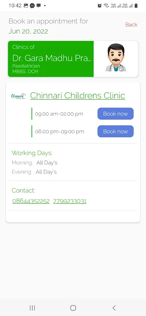 Chinnari Hospital Screenshot 2