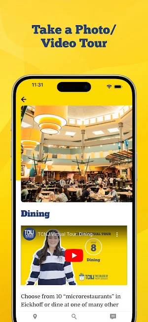 Visit TCNJ: Mobile Tour Screenshot 1