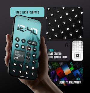 DarkGlass Icon Pack Screenshot 0