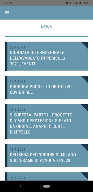 Ordine Avvocati Milano Screenshot 1