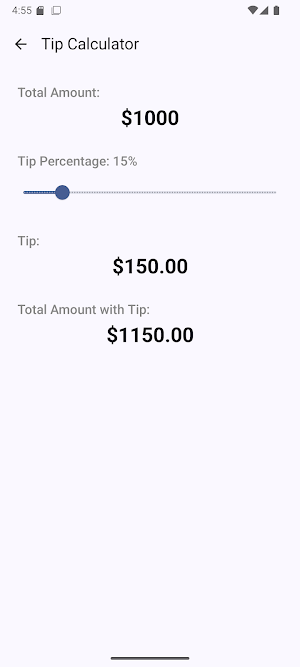 Canadian Sales Tax Calculator Screenshot 1