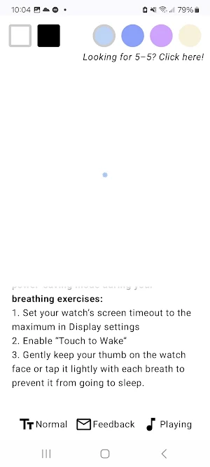 4-7-8 Breath Watch Face Screenshot 3