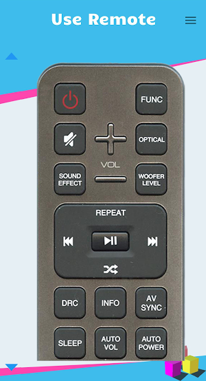 Remote Control for LG Sound Bar Screenshot 1