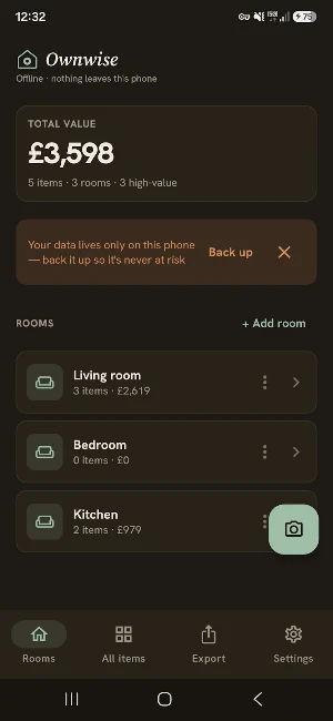 Ownitory - Home Inventory Screenshot 0