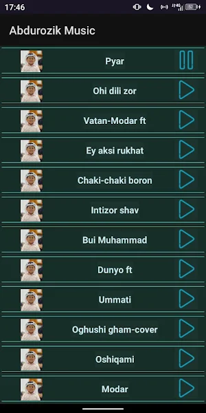 Abdurozik Music Screenshot 2