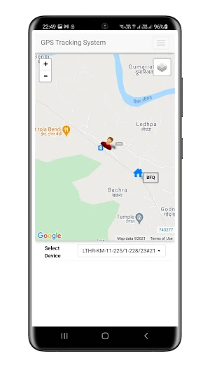 Rilapp Railway GPS Tracking Screenshot 2