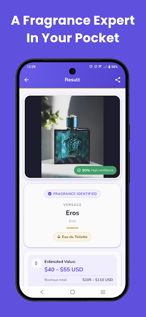 Perfume Identifier: Scanner Screenshot 0