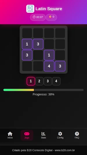 Latin Square Screenshot 1