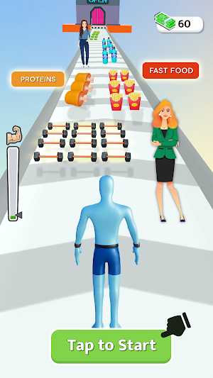 Muscle Rush Slap Smash Running Screenshot 0