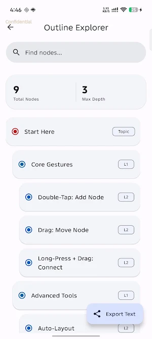 Strata: Mind Mapping Screenshot 2