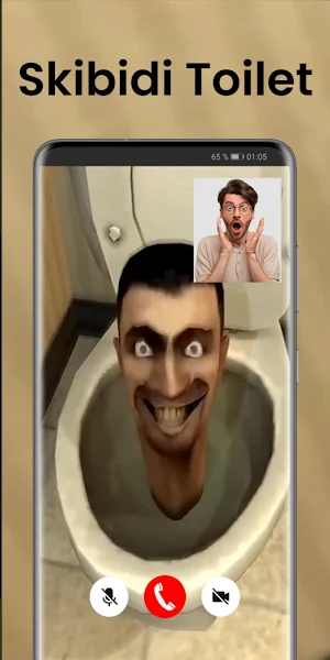 Skibidi Toilet Video Call Screenshot 0