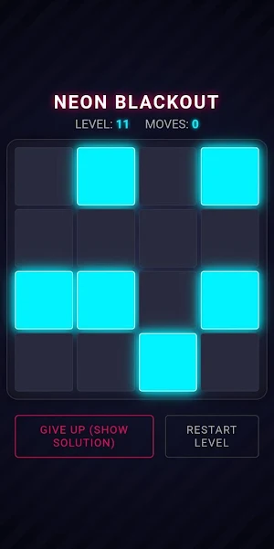 Neon Blackout: Offline Puzzle Screenshot 2