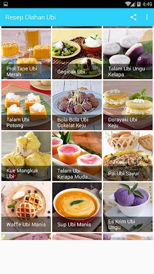 Resep Olahan Ubi Screenshot 2