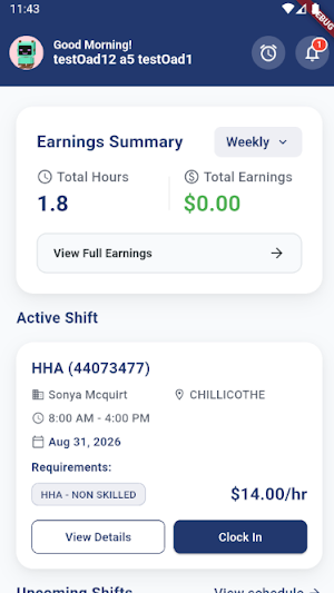 MyFlexTeam Screenshot 2