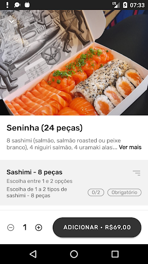 Restaurante SushiSeninha Screenshot 1