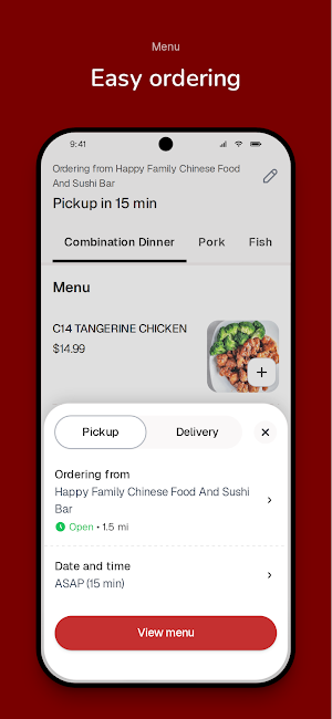 Happy Family Chinese Food Screenshot 2