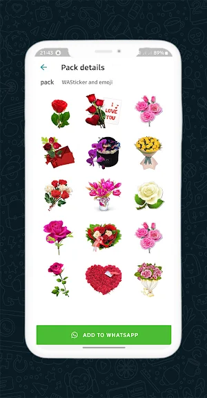 WASticker : Love Stickers Screenshot 3