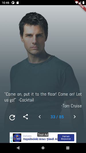 Tom Cruise Quotes Screenshot 0