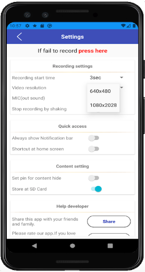 Live recorder - record live Screenshot 2