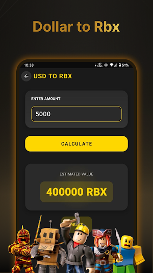 Rblx Calc - Get Robux Counters Screenshot 3