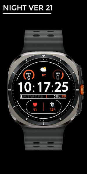 Night ver 21 - watch face Screenshot 0