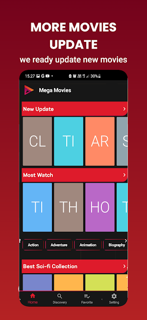 Mega Movie-Streaming HD Movies Screenshot 1