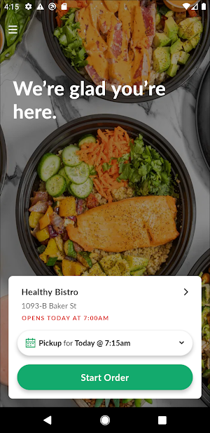 Healthy Bistro Screenshot 1