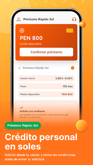 Préstamo Rápido Sol Screenshot 0