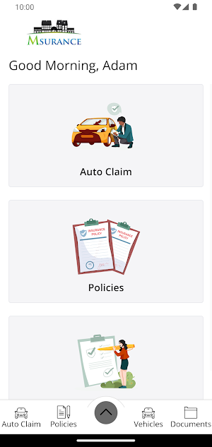 Msurance Mobile Screenshot 1