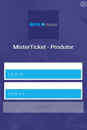 MisterTicket - Produtor Screenshot 1