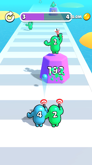 Merge Guys: Shoot And Run 2048 Screenshot 0