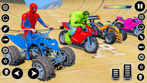 Spider Man Game ATV Quad Bike Screenshot 1