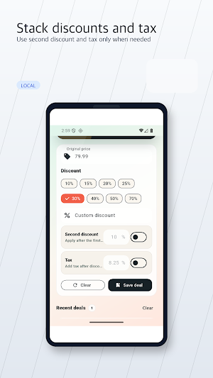 Discount Calculator Quick Screenshot 2