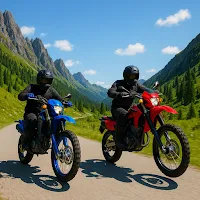 Mountain Moto Racing Bike Game