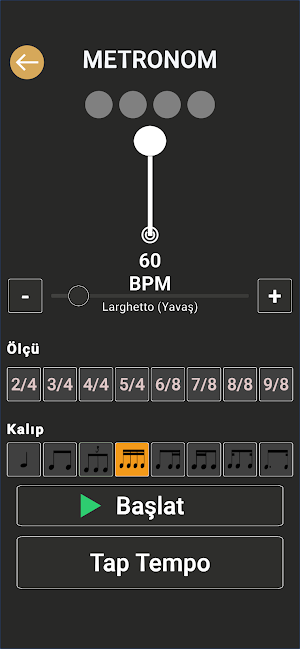 Baglama Tuner: Saz & Guitar Screenshot 2