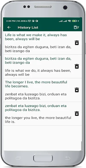 English Basque Translate Screenshot 3